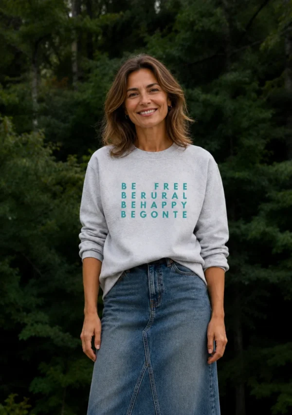 SUDADERA BE RURAL GRIS