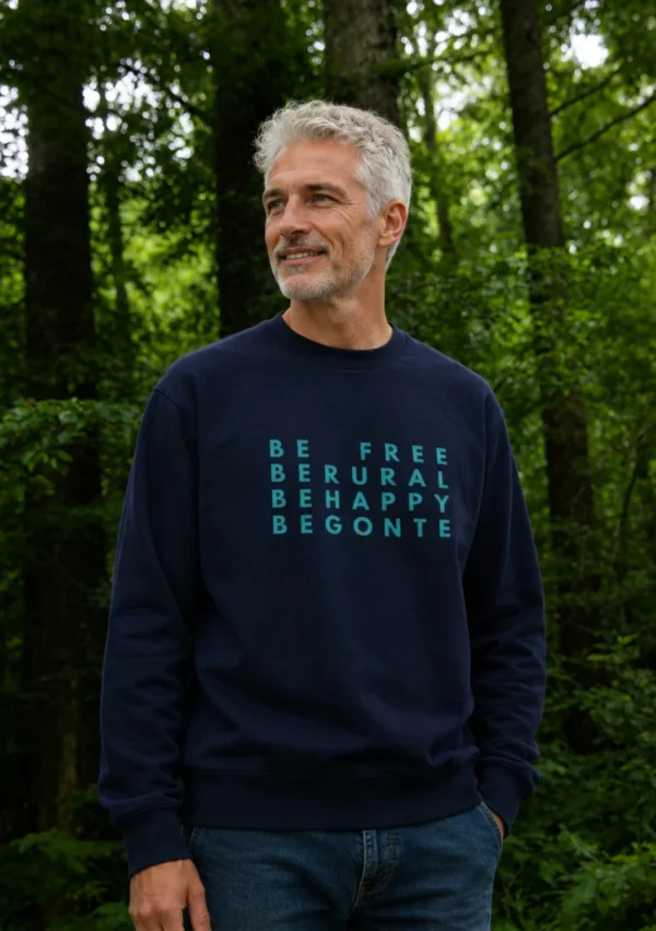 SUDADERA BE RURAL MARINO