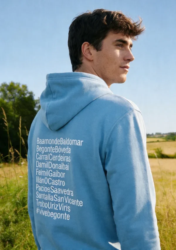 SUDADERA PARROQUIAS AZUL CLARO